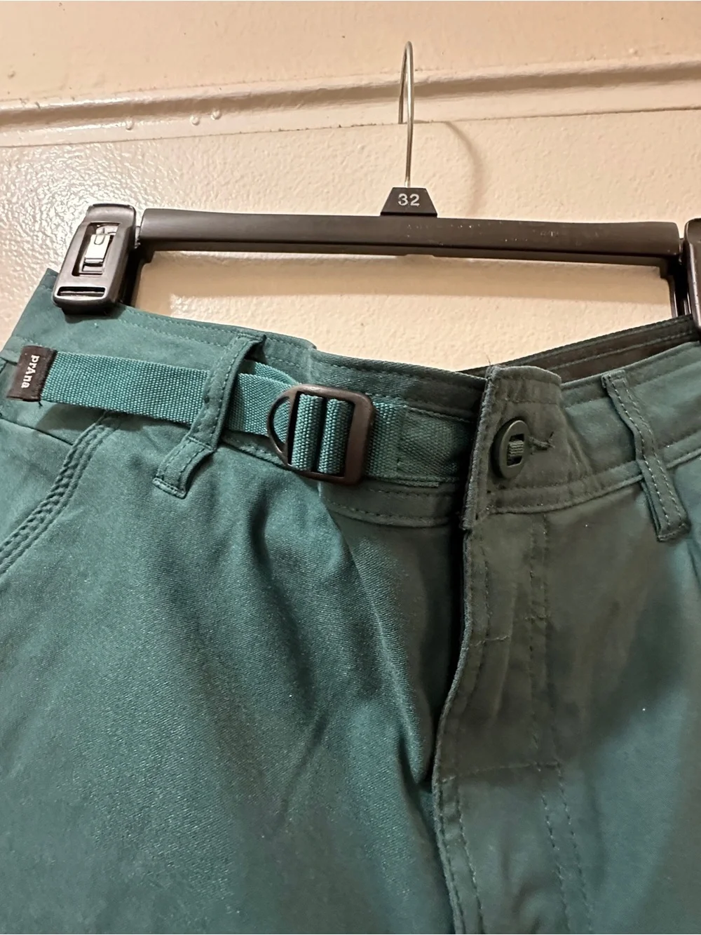 Prana Men's Deep Teal Cargo Shorts